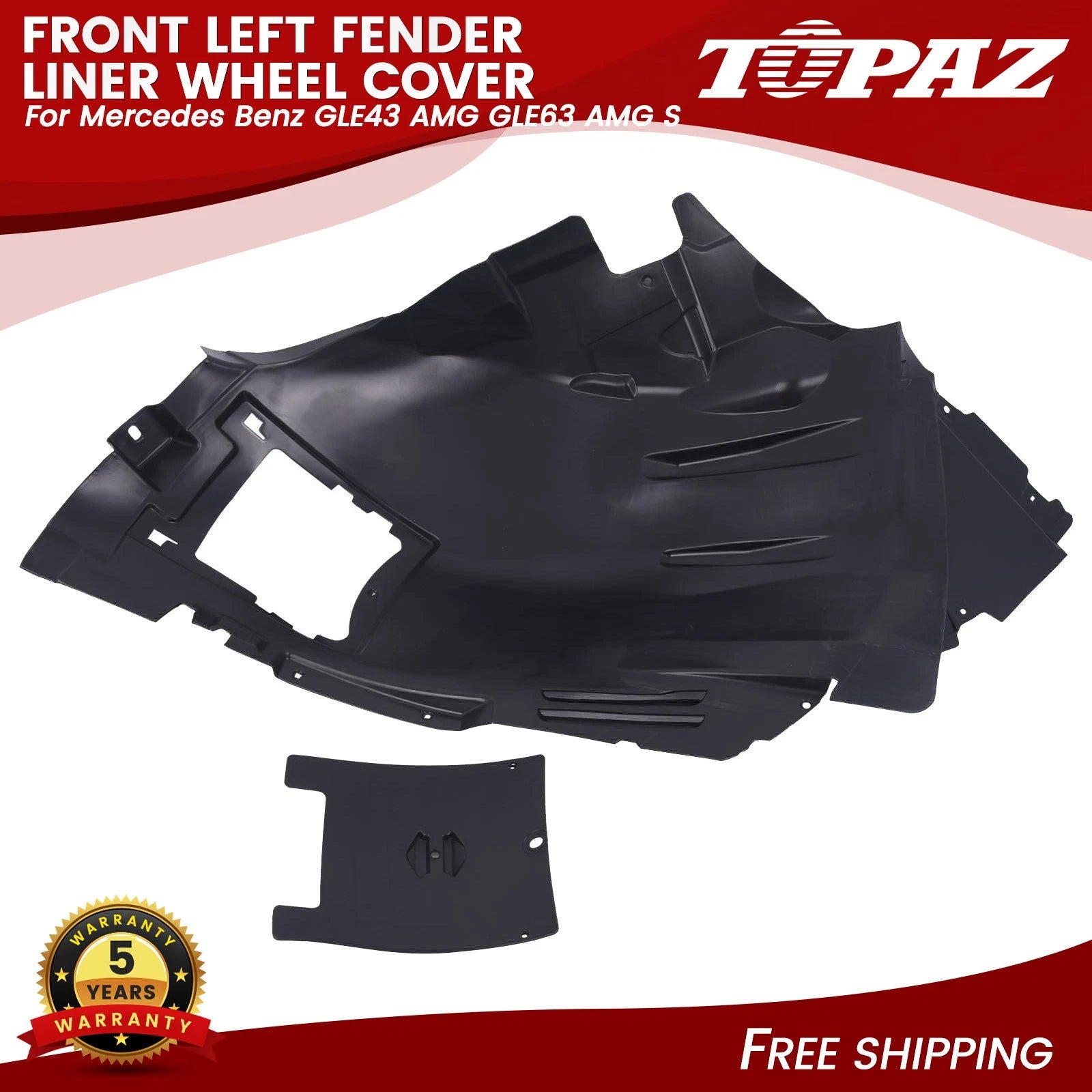 Fender Liner for Mercedes Benz GLE43 AMG, GLE63 AMG (2016–2021)