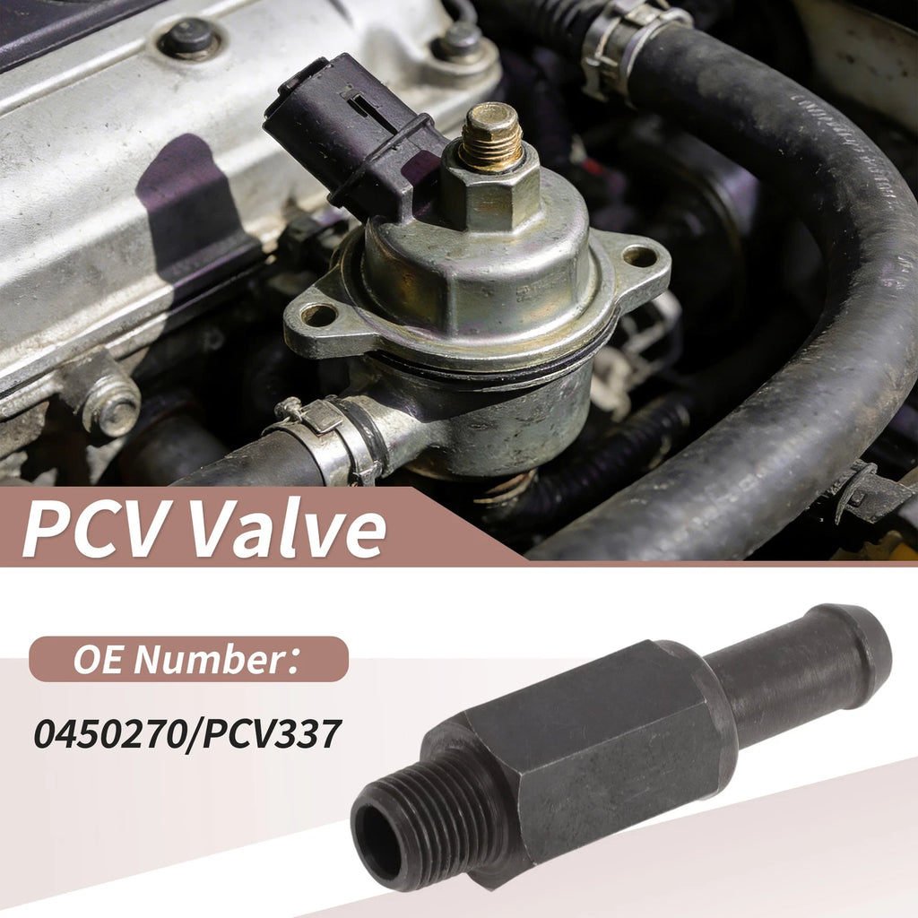 PCV Valve for Mitsubishi Eclipse (2002–2008) 0450270/PCV337 Metal Black