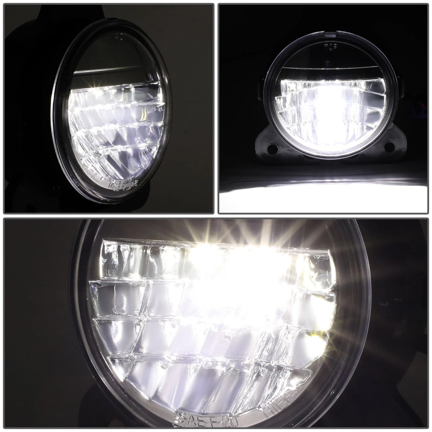 Chrome Housing Full LED Fog Light Lamp Assembly for Volvo VNR 300 400 640 (2018–2020)