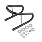 6.5" Black Motorcycle Wheel Chock Kit for Scooter Bike Trailer Truck
