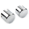 Rear Axle Nut Covers for Harley Softail Deuce FXSTD Springer Chrome