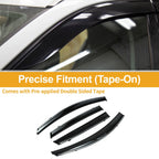 Window Deflectors for Hyundai Accent Hatchback (2012–2017) 2X Side Vent Visors