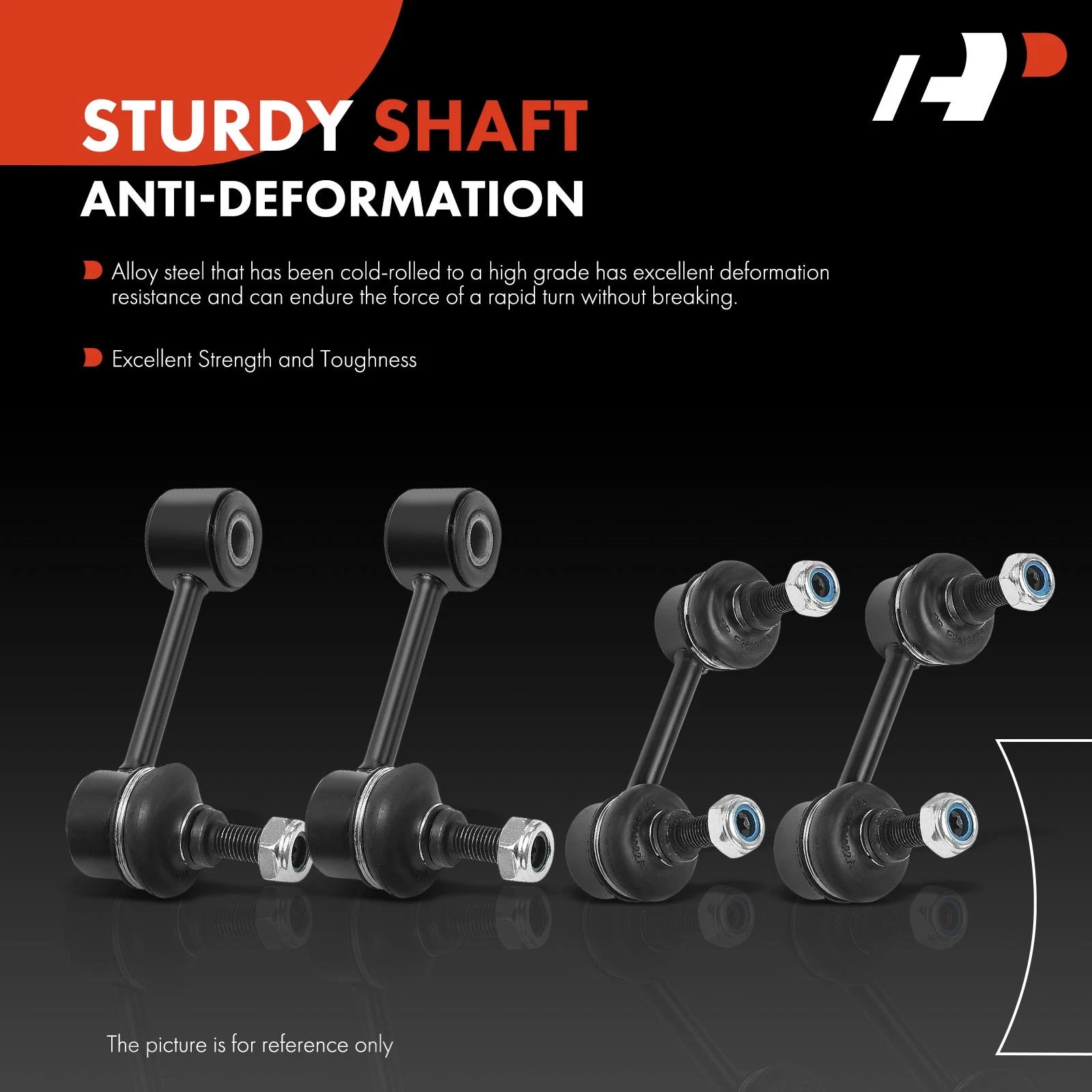 Set of 4 Sway Bar Links for Kia Sephia, Spectra (1998–2004)