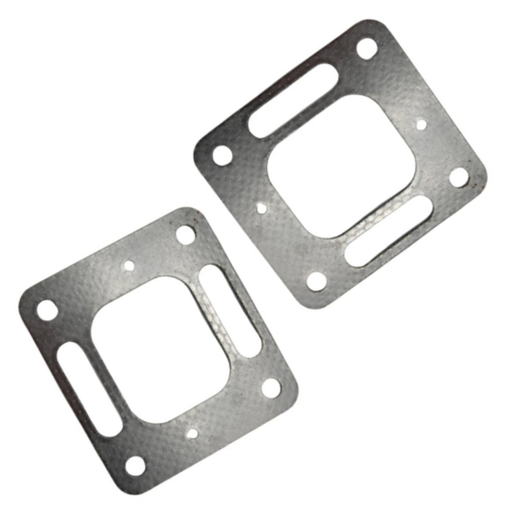 Set of 2 Exhaust Center Riser Elbow Manifold Gaskets for Mercruiser 4.3 5.0 5.7 350