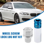 34/18PT Wheel Screw Lock Lug Nut Kit for BMW 