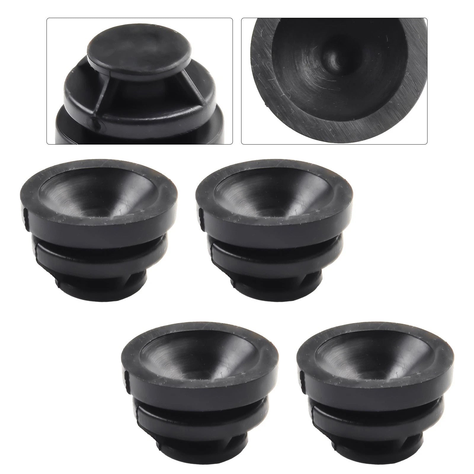 Set of 4 Rubber Engine Cover Mounts for Various Vehicles