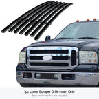 Black Lower Bumper Billet Grille for F250/F350/Excursion (2005-2007)