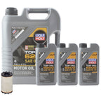 Liqui Moly Top Tec 6200 0W-20 Engine Oil Change Kit for Audi A6 A8 (1998–2023)