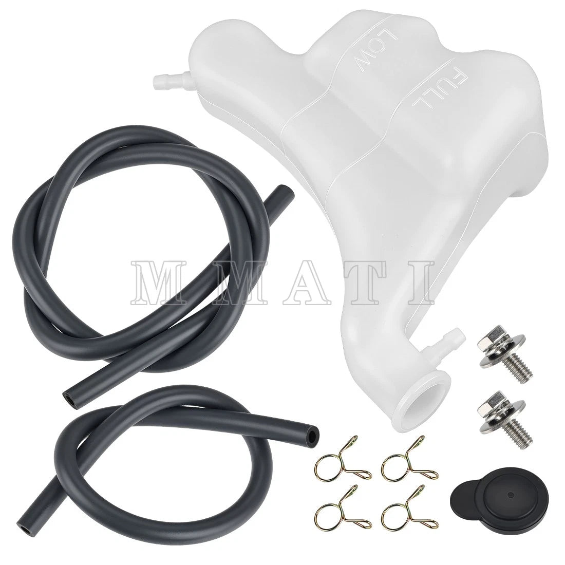 Overflow Coolant Recovery Tank w/ Cap Hose for Yamaha Raptor 700/700R (2006–2024)
