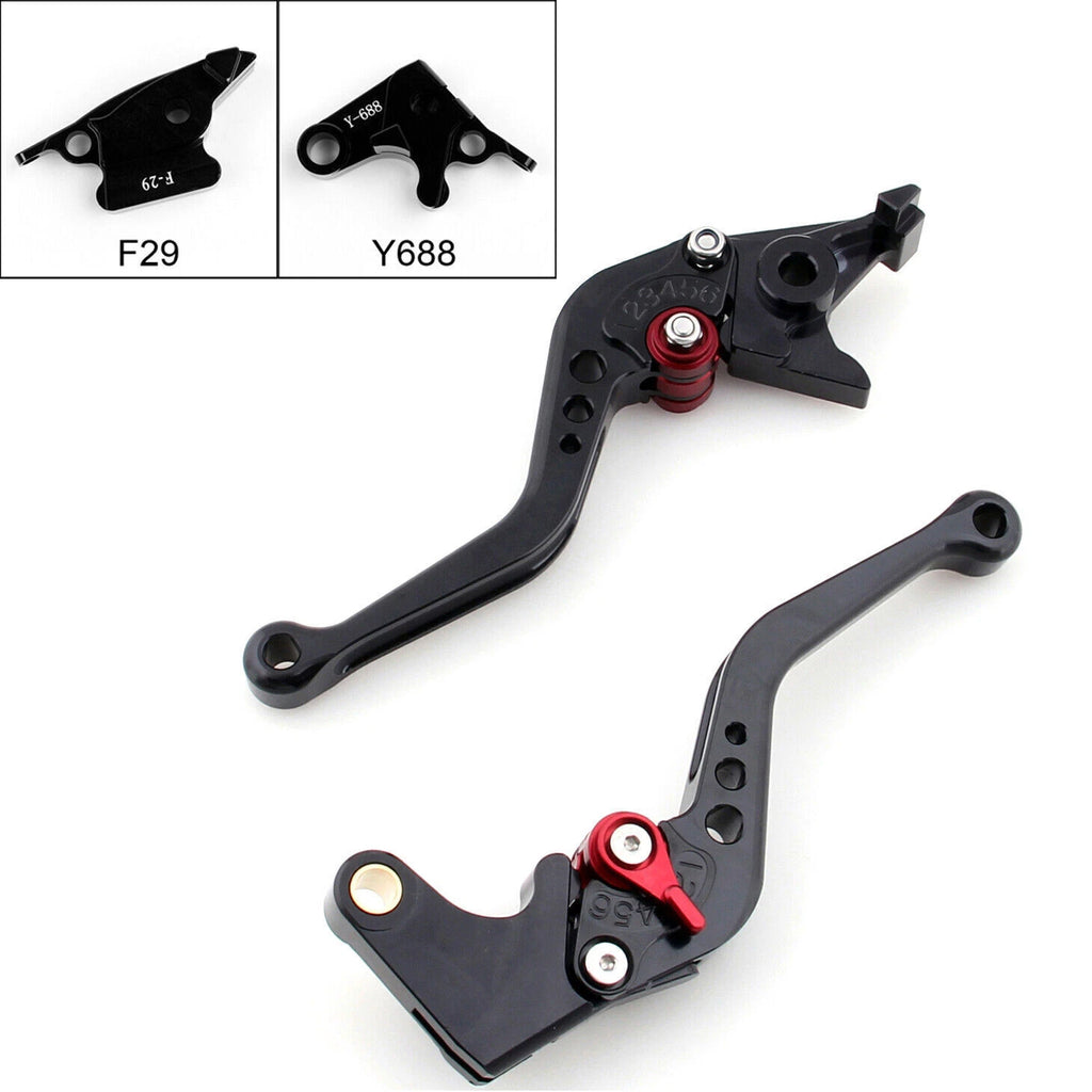 Short Brake Clutch Levers for Honda CBR600RR (2003–2006), CBR954RR (2002–2003)