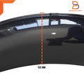 6" Glossy Black Fender Flares for Nissan Navara Ute (2021-2023)