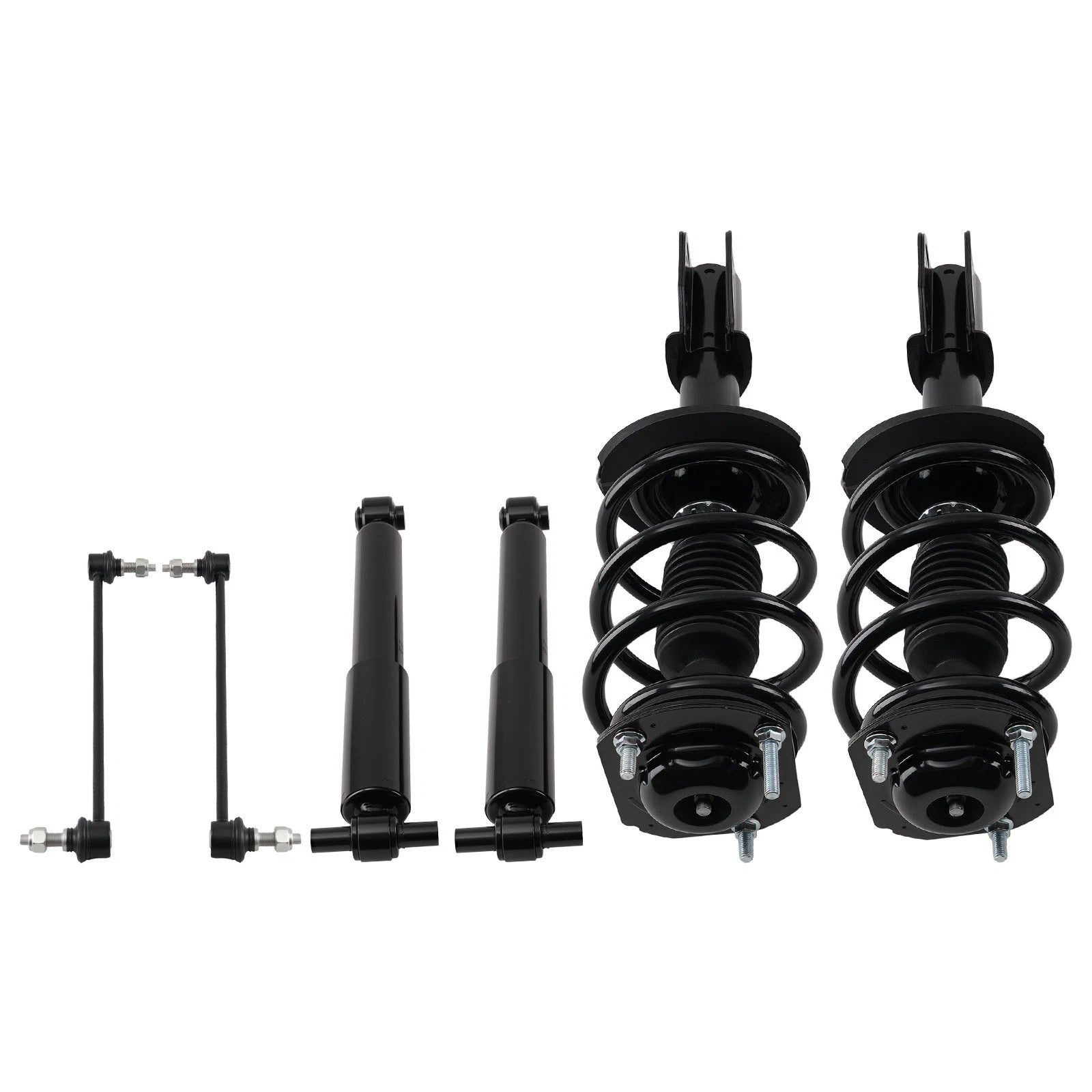 Front Struts Rear Shocks Sway Bars for Chevy Traverse Enclave GMC Acadia (2009–2017)