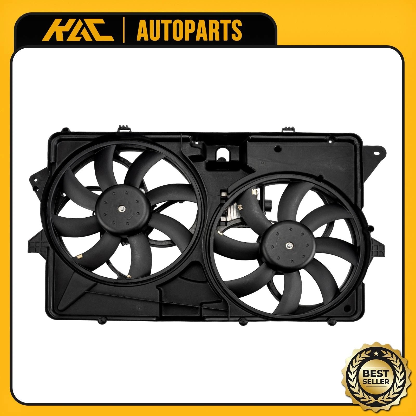 Radiator Cooling Fan Assembly with Control Module for 2009 Ford Flex (2009–2009)