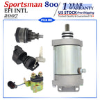 Starter for Polaris Sportsman 800 EFI (2007) W/Bendix, Relay, Ignition Switch