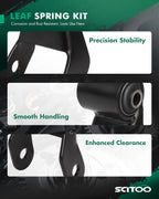 Rear Leaf Spring Shackle Bracket Kit for Chevy GMC (722029)