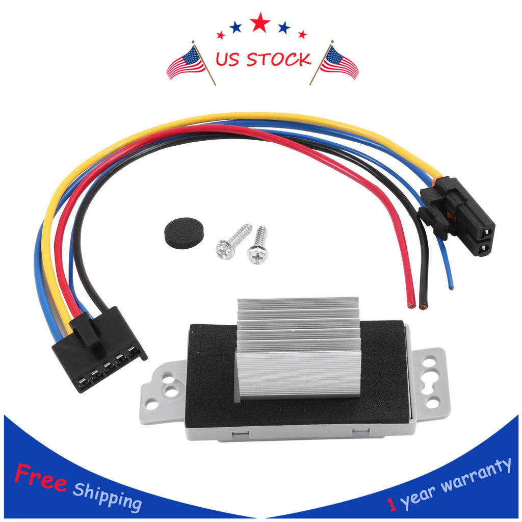 HVAC Blower Motor Resistor Kit for Chevy Silverado (2015–2017)
