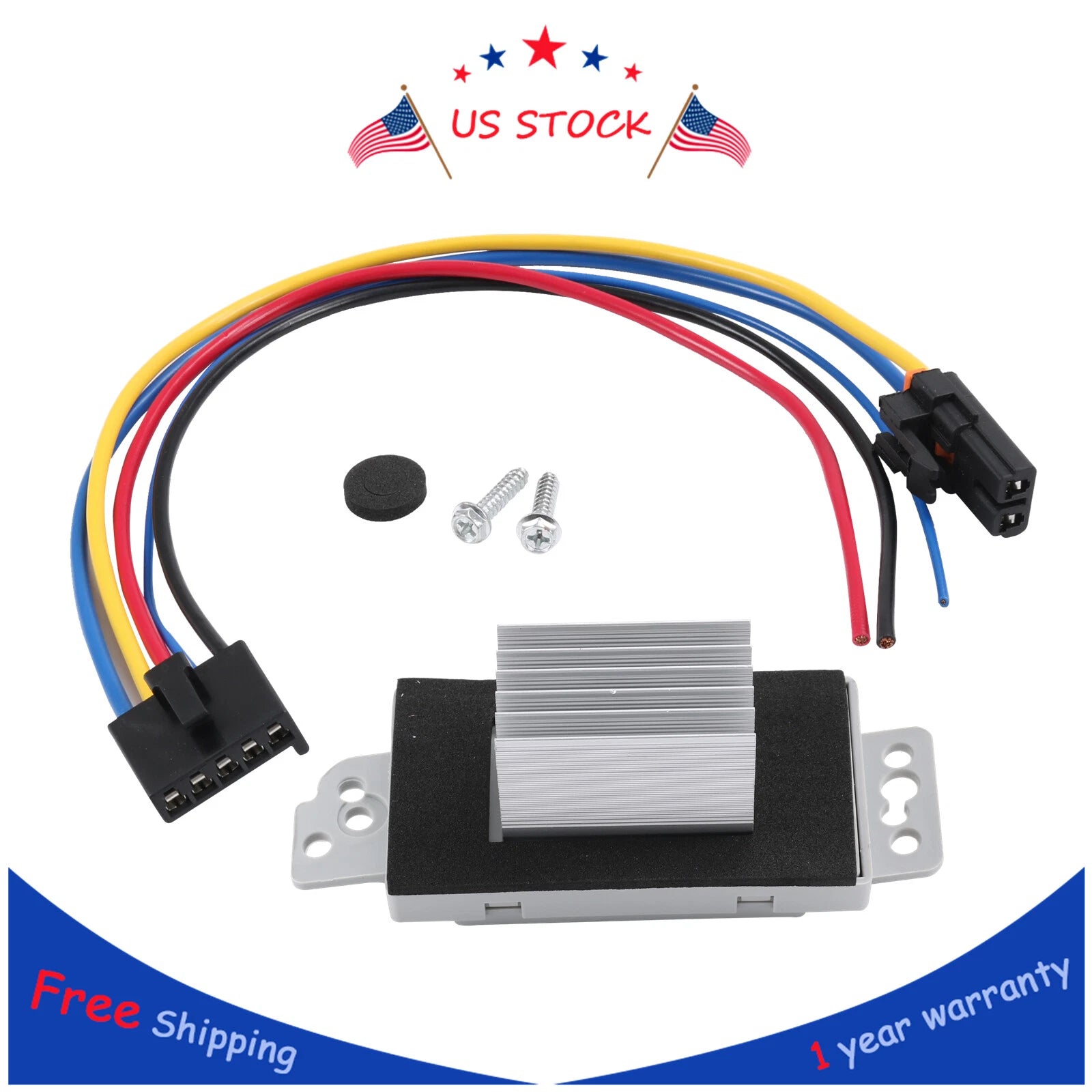 HVAC Blower Motor Resistor Kit for Chevy Silverado (2015–2017)