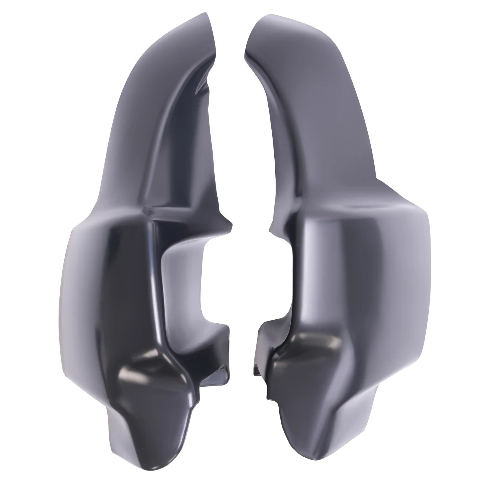 Lower Side Unpainted Leg Fairings for Harley Dyna FXR