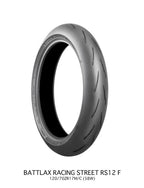 Bridgestone Battlax Racing Street RS12F Front Tire 120/70ZR17M/C 58W (2017–2023)