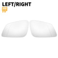 Pair Heated White Mirror Glass for BMW 2 3 4 5 6 Series 