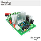 PWM Motor Speed Controller 120W with External Potentiometer (10V-30V)