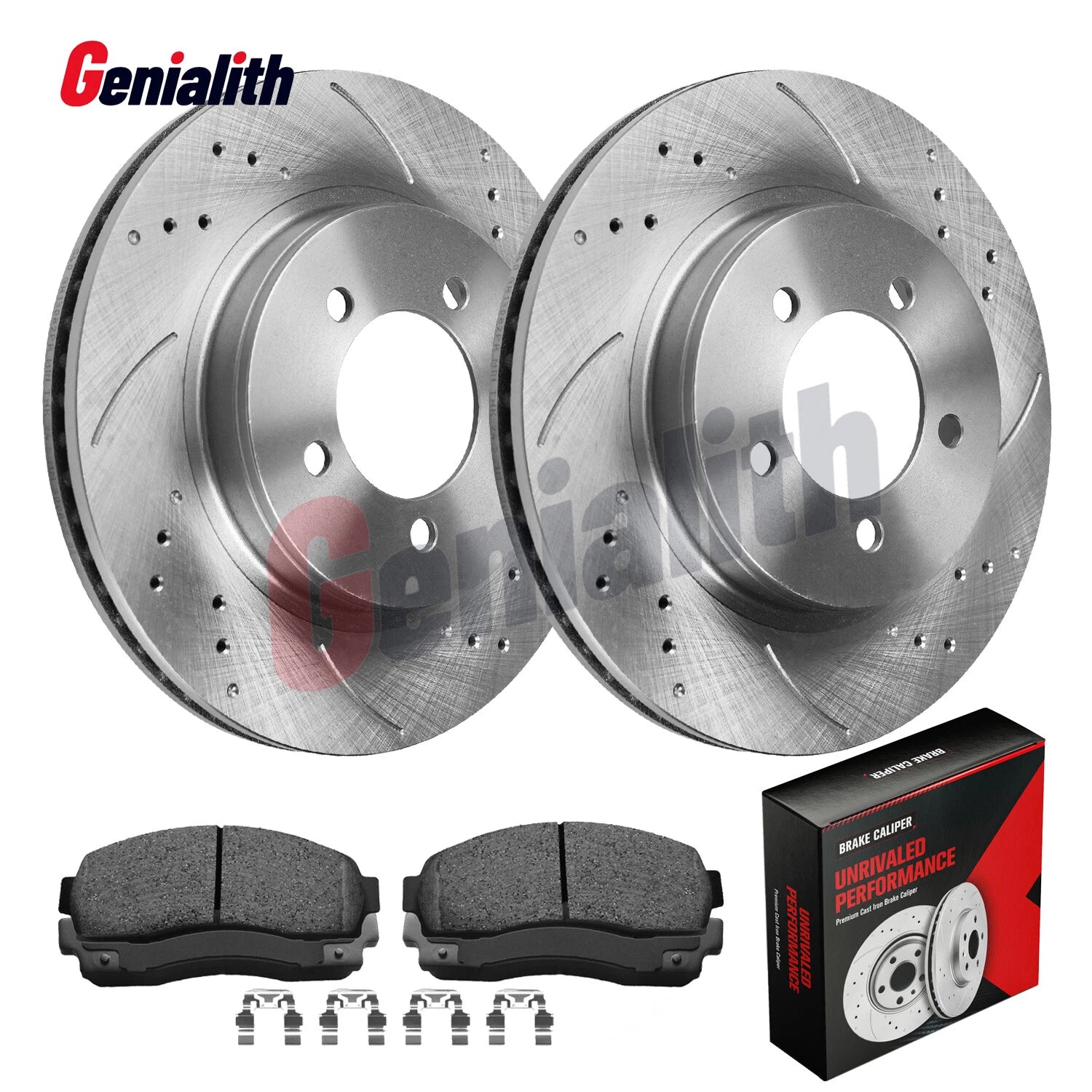 Front Drilled Rotors & Brake Pads for Ford Explorer Mountaineer (2002–2005)