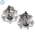 Set of 2 Rear Wheel Bearings and Hubs for Toyota Prius (2010–2015)