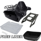 Trunk Backrest Plate Mount Rack for Harley Touring Glide (2014–Present)