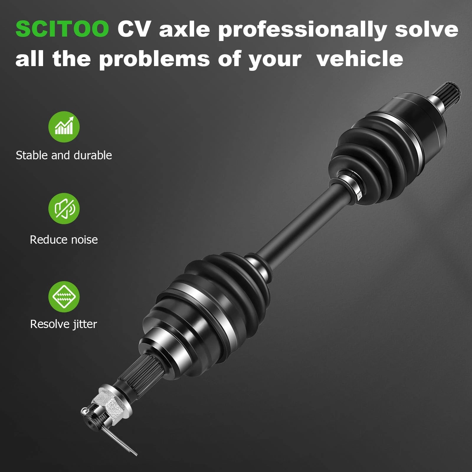 CV Axle for Honda Rancher 350 (2000–2005) Front Driver Passenger Side