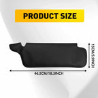 Breathable Leather Front Seat Cover Pad for Universal Fit (All Models)