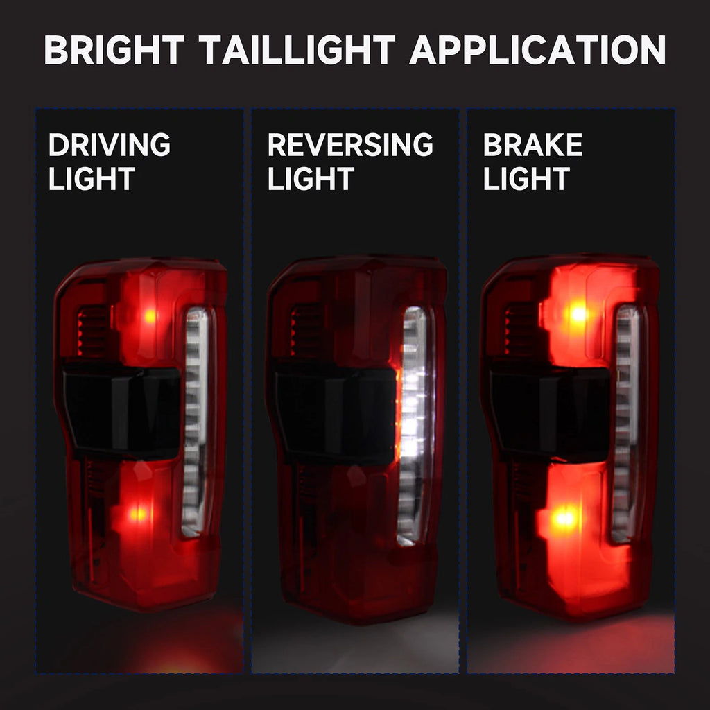 Driver Side Halogen Tail Light for Ford F-250 Super Duty (2023–2025) w/ Blind Spot