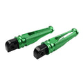 Green Foot Pegs Rear Passenger Footrests for Yamaha YZF R1 R6