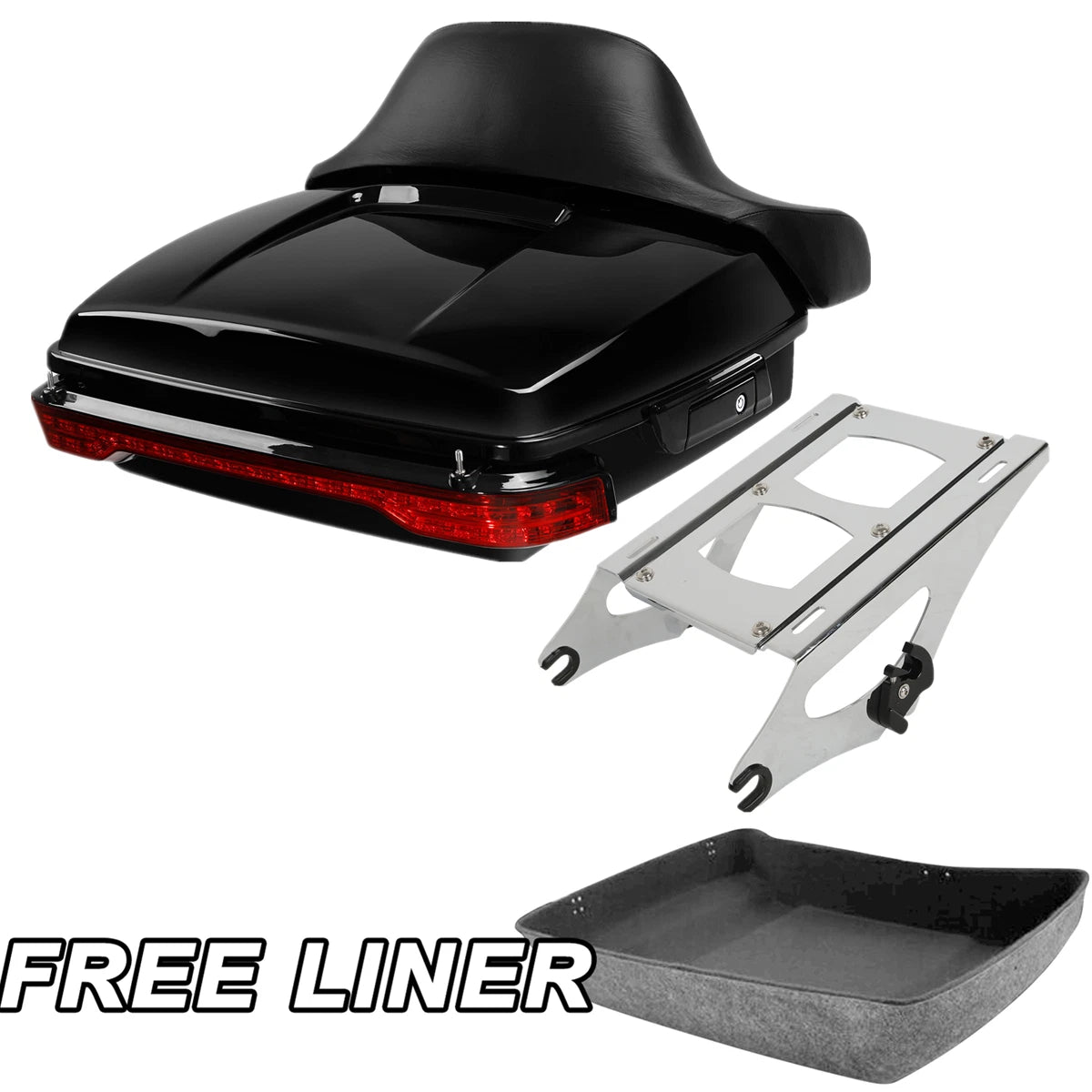 LED Brake Tail Light Mount Rack for Harley Street Glide (2014–2023)