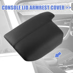 Armrest Cover Pad for Honda Accord (2015–2017) - Black Console Lid