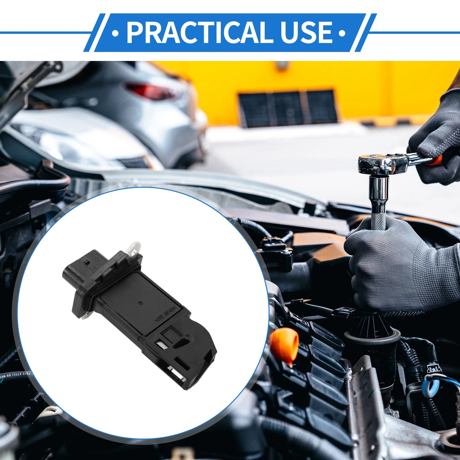 Mass Air Flow Sensor Meter for Audi VW (Compatible)