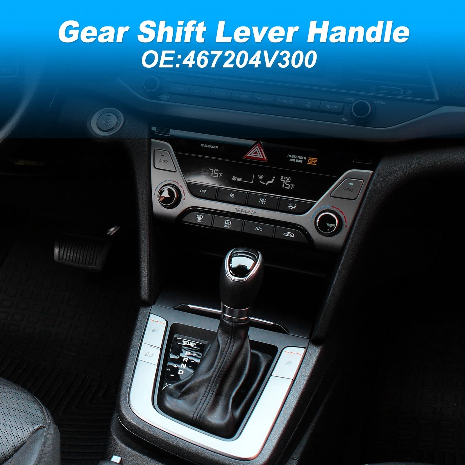 Gear Shift Knob for Hyundai Elantra (2014–2016) No. 467204V300