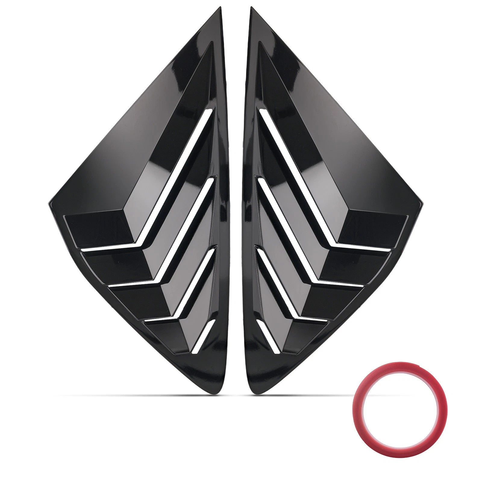 ABS Side Window Louvers for Honda Accord (2023–2025) Gloss Black