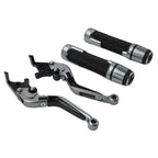 Set of 2 Extendable Brake Clutch Lever Handlebar Grips for Honda CB1100 CB1300