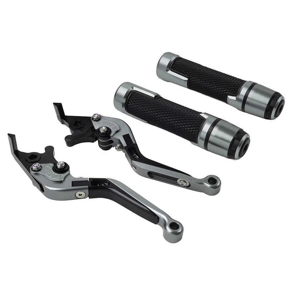 Set of 2 Extendable Brake Clutch Lever Handlebar Grips for Honda CB1100 CB1300