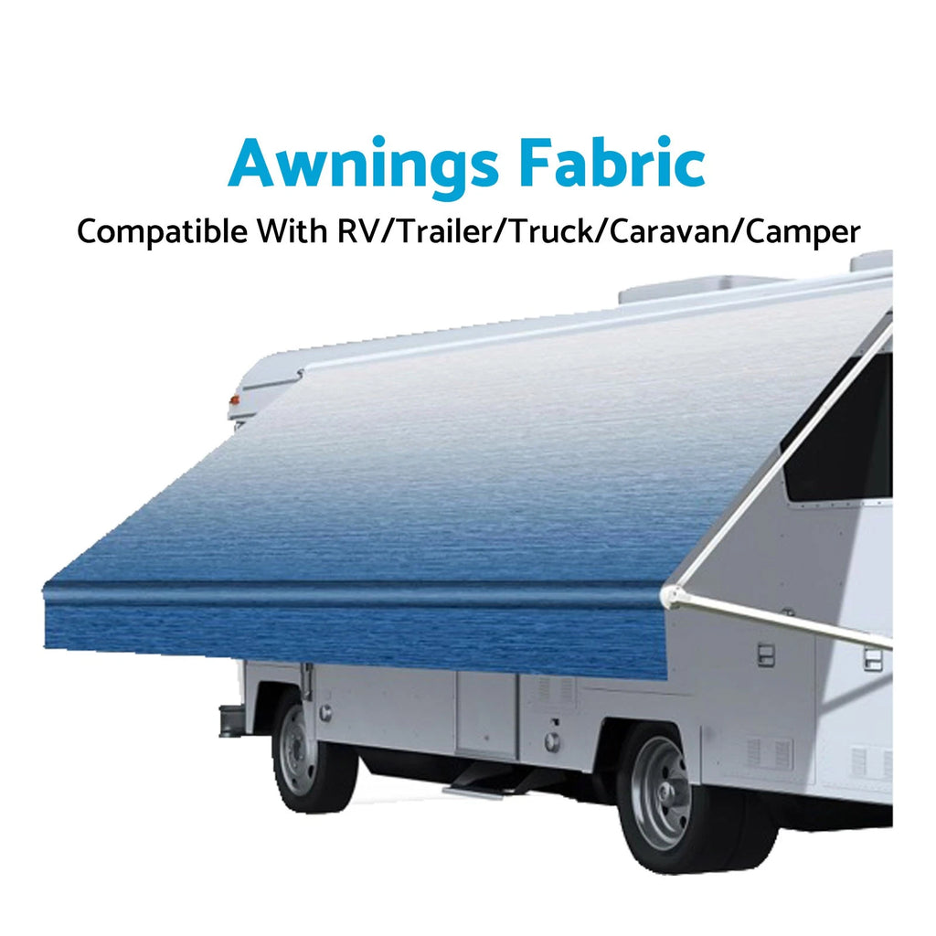 RV Awning Replacement Fabric for Trailer Truck Camper (13FT)