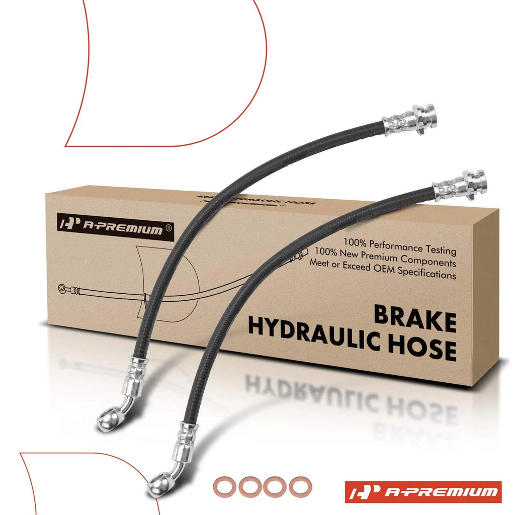 2X Front Brake Hydraulic Hose for Isuzu NPR NQR (2004–2016)