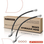 2X Front Brake Hydraulic Hose for Isuzu NPR NQR (2004–2016)