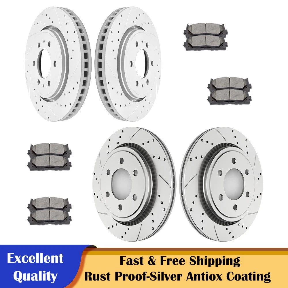 Front Brake Rotors and Pads for Ford F-150 (2015–2017)