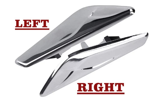 Set of 2 Chrome Finishers for BMW X3 F25 X4 F26 (2013–2017)