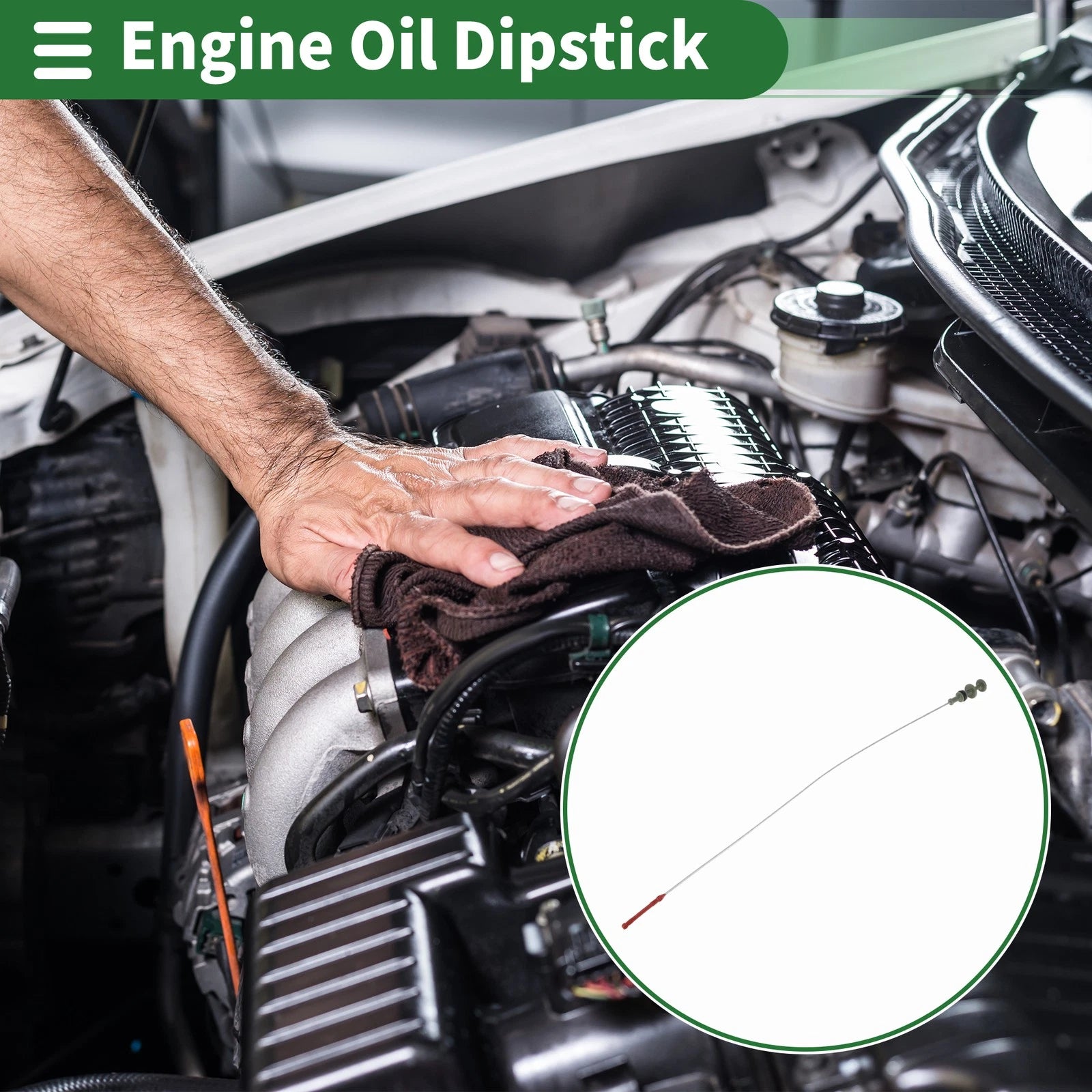 Oil Level DipStick No. 2760101872 for Mercedes-Benz GLK-Klasse (2009–2015)