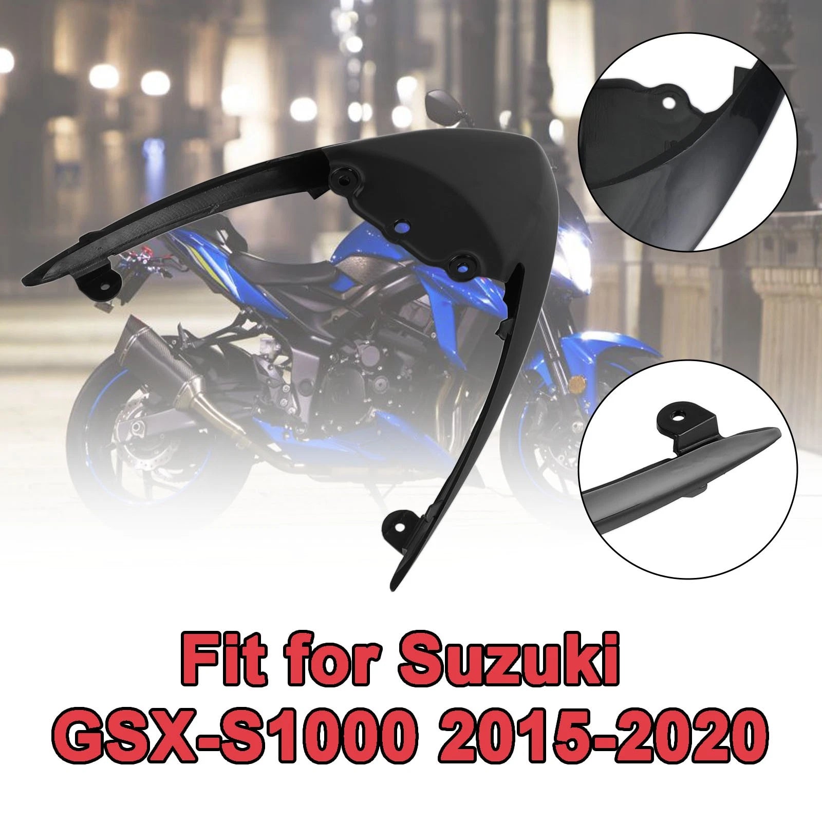 Unpainted Rear Tail Light Seat Cover Fairing for Suzuki GSX-S 1000 (2015–2020)