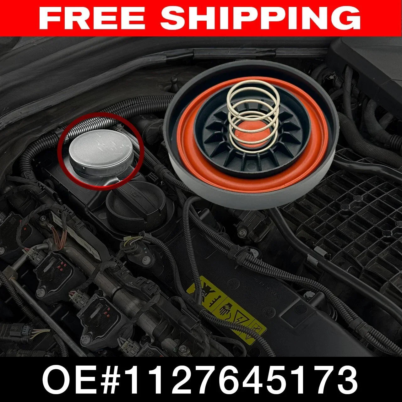PCV Valve Cover Replacement Kit for BMW G30 G01 G11 F30/22/23/32 (2015-2024)