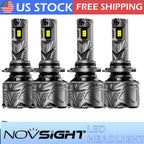H11 LED Headlight Kit Combo Bulbs for 6500K