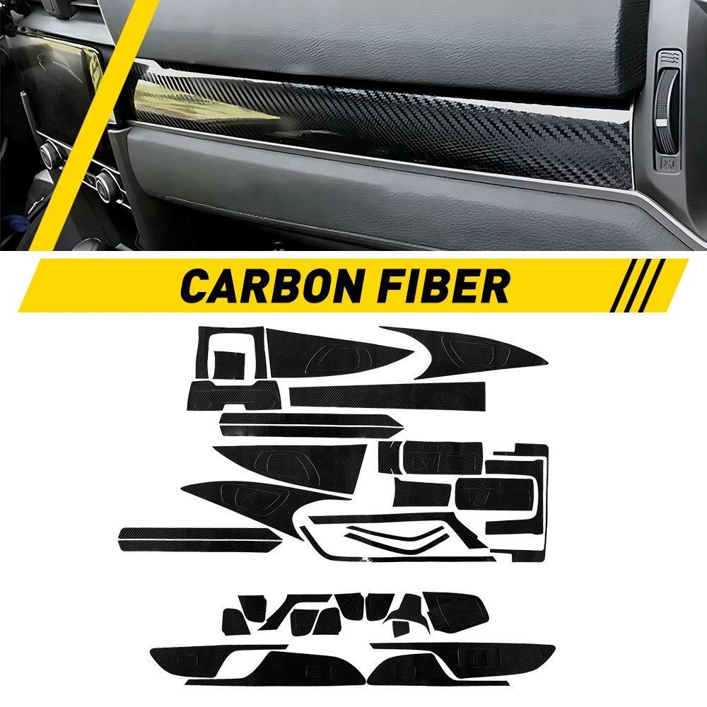 Carbon Fiber Spoiler Wing Trim for Honda Civic (2016–2020)