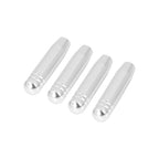 4Pcs Door Lock Knob Pins for BMW 3 Series E90 (2006–2013) - Silver Tone